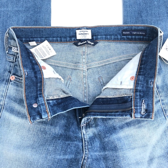 NWT Citizens Of Humanity Rocket High Rise Skinny - Picture 3 of 11